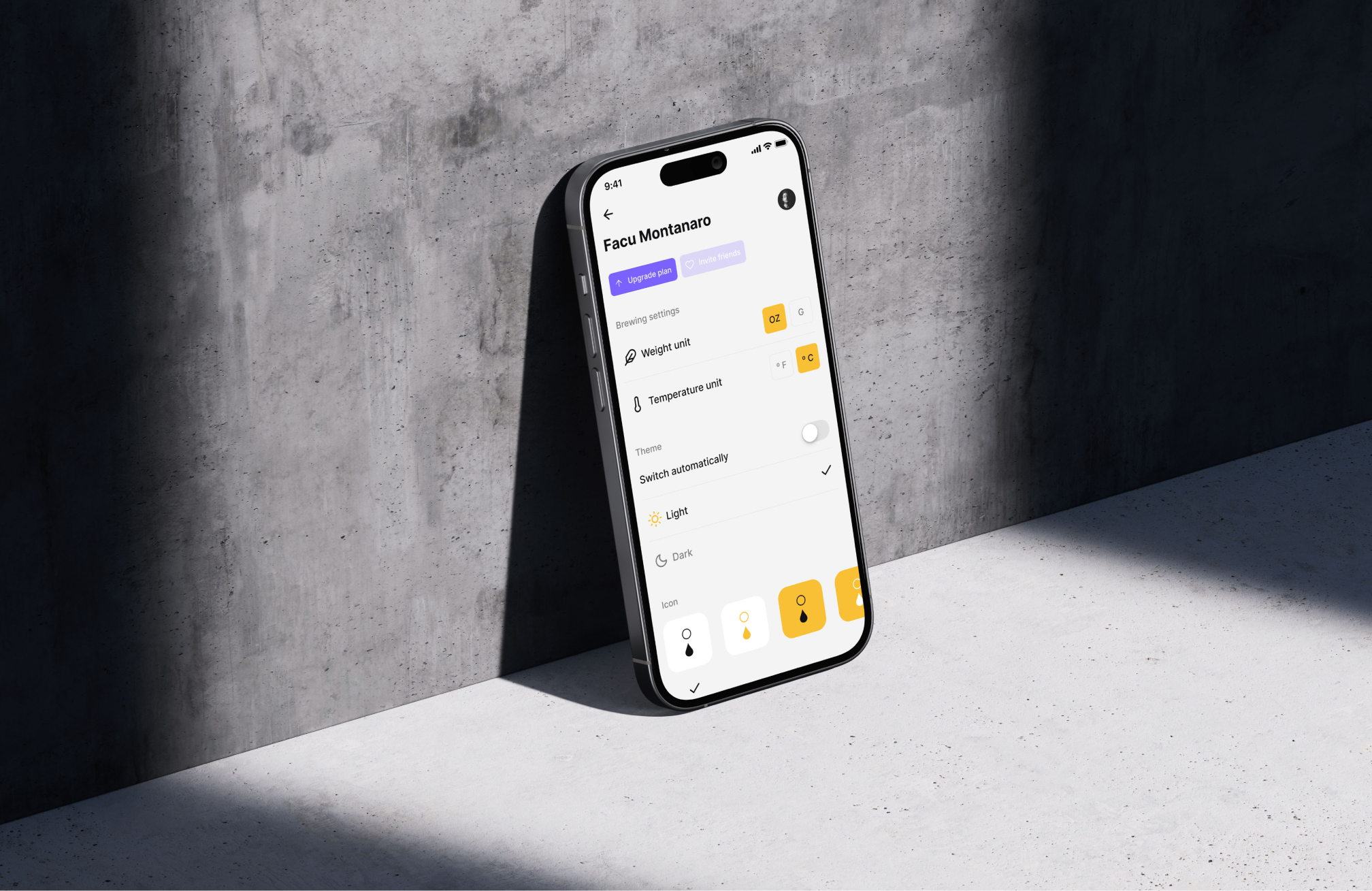 Nomu app — design details